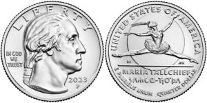2023 American Women Quarters Maria Tallchief - front