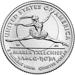 2023 PCGS Certified American Women Quarter Maria Tallchief Rosie Label - back