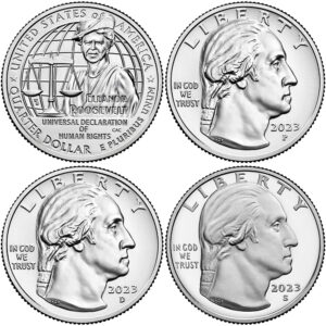 2023 American Women Quarters Eleanor Roosevelt - back