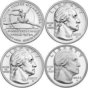 2023 American Women Quarters Maria Tallchief - back