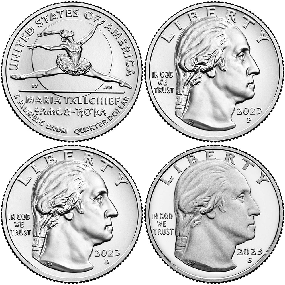 2023 American Women Quarters Maria Tallchief - back