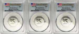2023 PCGS BU Certified American Women Quarter Sets First Strike Label - back