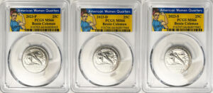 2023 PCGS BU Certified American Women Quarter Sets Rosie Label - back