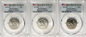 2023 PCGS BU Certified American Women Quarter Sets First Day of Issue Label - back