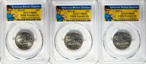 2023 PCGS BU Certified American Women Quarter Sets Rosie Label - back