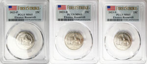 2023 PCGS BU Certified American Women Quarter Sets First Strike Label - back