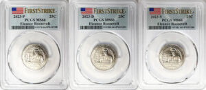 2023 PCGS BU Certified American Women Quarter Sets First Strike Label - back