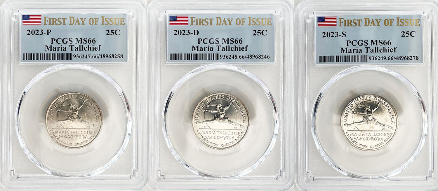 2023 PCGS BU Certified American Women Quarter Sets First Day of Issue Label - back