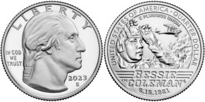 2023 American Women Quarters Bessie Coleman - front
