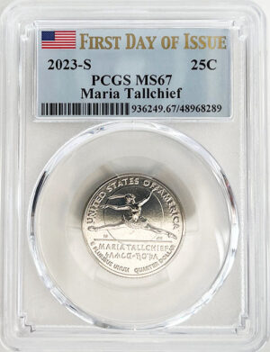 2023 PCGS Certified American Women Quarter Jovita Idar First Day of Issue Label - back