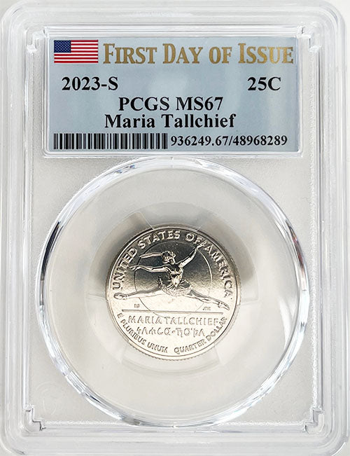 2023 PCGS Certified American Women Quarter Jovita Idar First Day of Issue Label - back