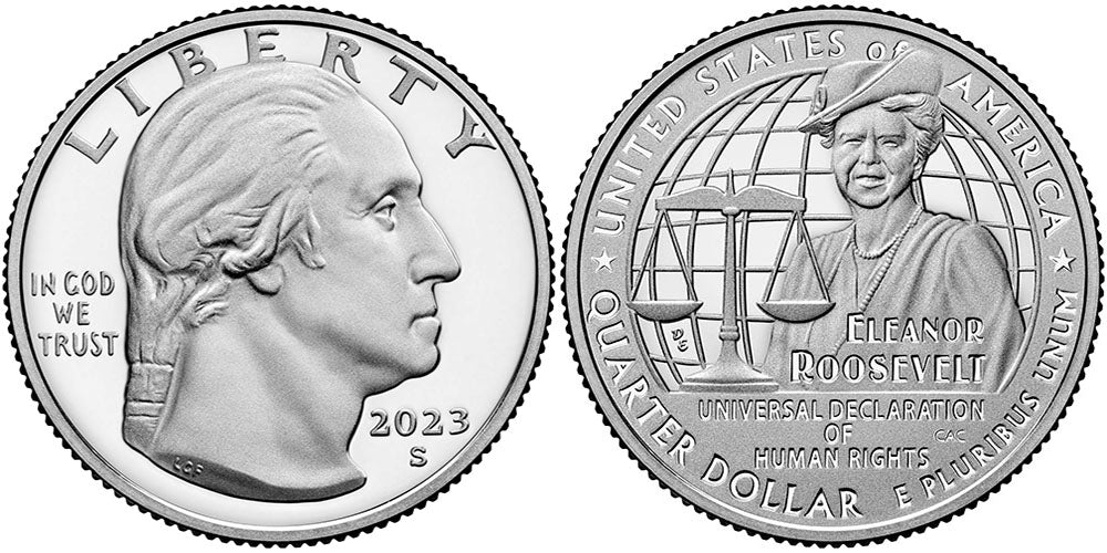 2023 American Women Quarters Eleanor Roosevelt - front