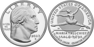 2023 American Women Quarters Maria Tallchief - front