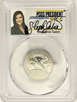 2023 PCGS Certified American Women Quarter Bessie Coleman with Stephanie Sabin Label - back