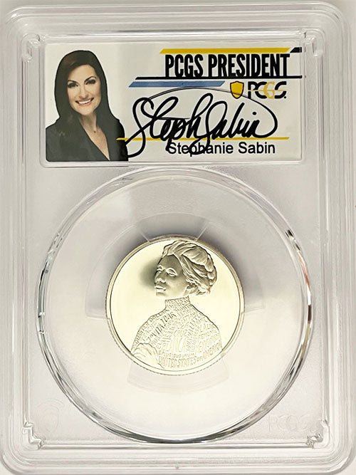 2023 PCGS Certified American Women Quarter Jovita Idar with Stephanie Sabin Label - back