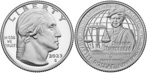 2023 American Women Quarters Eleanor Roosevelt - front