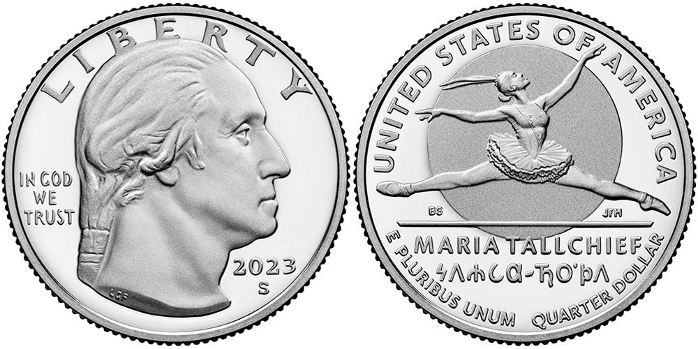 2023 American Women Quarters Maria Tallchief - front