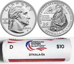 2022 - 25 D Mint American Women Quarter United States Mint Wrapped Rolls - photo 16