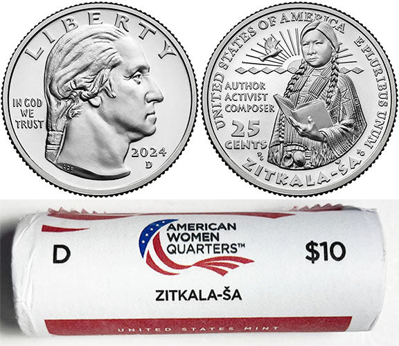 2022 - 25 D Mint American Women Quarter United States Mint Wrapped Rolls - photo 16