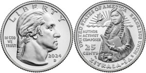 2024 American Women Quarters Zitkala-Sa - front