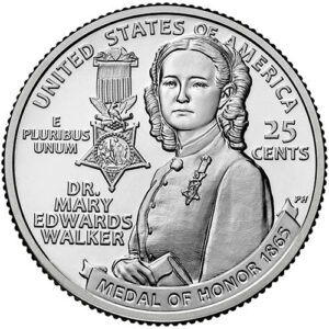2024 American Women Quarters Dr. Mary Edwards Walker - back