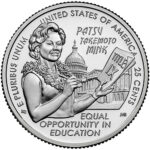 2024 American Women Quarters Patsy Takemoto Mink - back