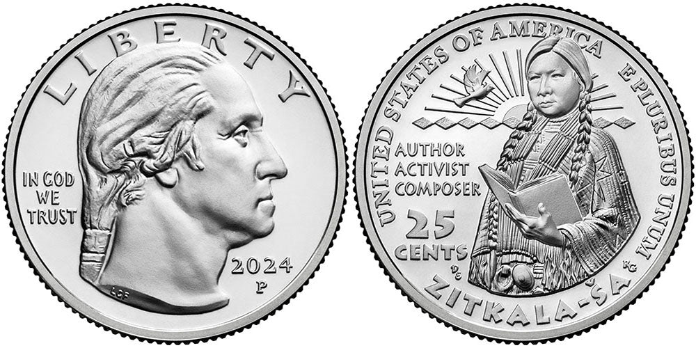 2024 American Women Quarters Zitkala-Sa - front