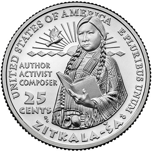 2024 American Women Quarters Zitkala-Sa - back