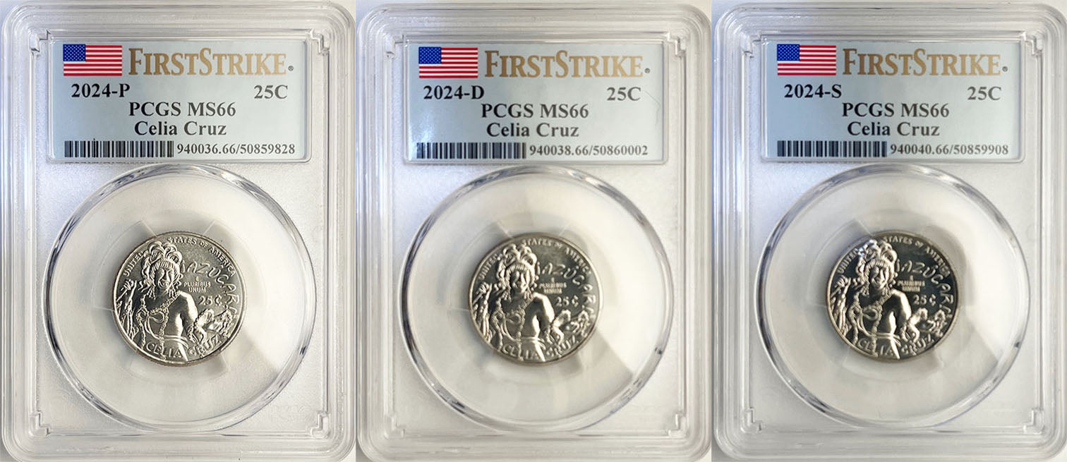 2024 PCGS BU Certified American Women Quarter Sets First Strike Label - back