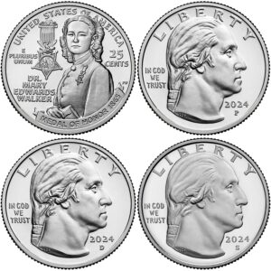2024 American Women Quarters Dr. Mary Edwards Walker - back