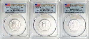 2024 PCGS BU Certified American Women Quarter Sets First Strike Label - back