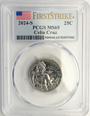 2024 PCGS Certified American Women Quarter Celia Cruz First Strike Label - back