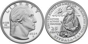 2024 American Women Quarters Zitkala-Sa - front