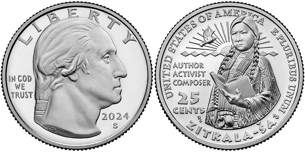 2024 American Women Quarters Zitkala-Sa - front