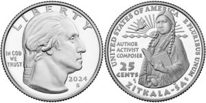 2024 American Women Quarters Zitkala-Sa - front