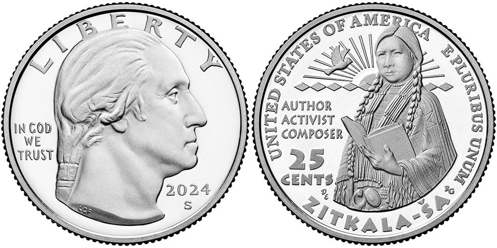 2024 American Women Quarters Zitkala-Sa - front