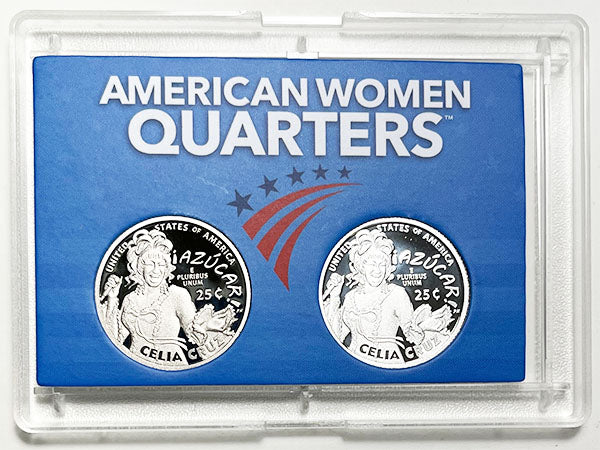 2022 - 25 S Clad and Silver Proof American Women Quarters in 2 by 3 Frosty Case - photo 15