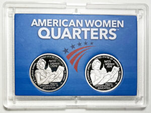 2022 - 25 S Clad and Silver Proof American Women Quarters in 2 by 3 Frosty Case - photo 13
