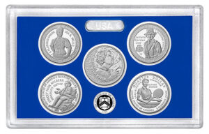 2022 - 25 American Women Quarter Mint Sets and Proof Sets from U.S. Mint - back