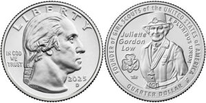 2025 BU & Proof American Women Quarter Juliette Gordon Low - front