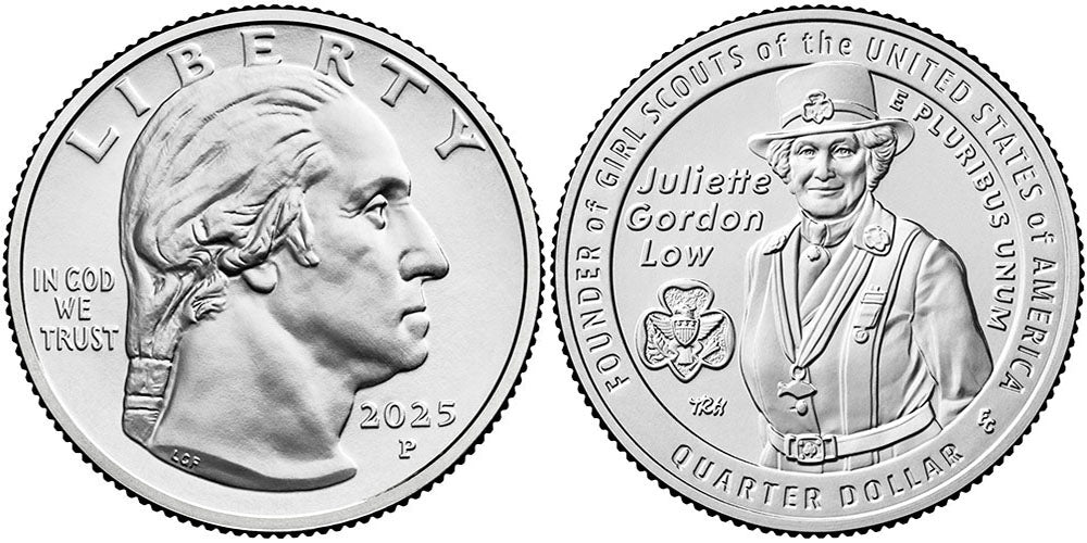 2025 BU & Proof American Women Quarter Juliette Gordon Low - front