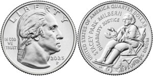 2025 BU & Proof American Women Quarter Stacey Park Milbern - front