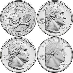2025 BU & Proof American Women Quarter Althea Gibson - back