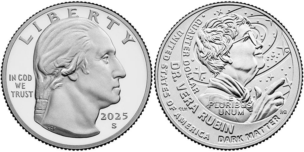 2025 BU & Proof American Women Quarter Dr. Vera Rubin - front