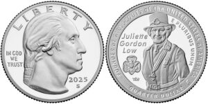 2025 BU & Proof American Women Quarter Juliette Gordon Low - front
