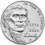 2026 250th Anniversary Semiquincentennial Jefferson Nickel
