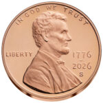 2026 250th Anniversary Semiquincentennial Shield Lincoln Cent